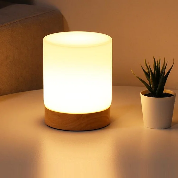 Cylinder LED Table Lamps Reading Light Desk Light Bedside Reading Lamps - Appledas