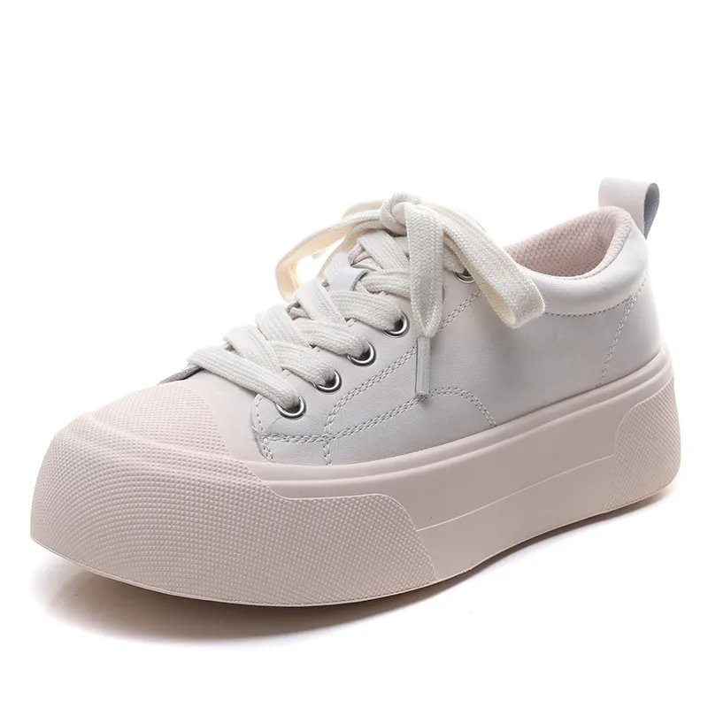 Yyvonne Retro Thick-Slate Shoes Women Autumn And Winter New Round Head Fashion Casual Single Shoes Women