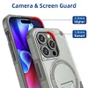 Mecha Anti-Fall Mobile Phone Case Suitable For iPhone Mobile Phone Invisible Bracket Magnetic Anti-Fall Four-Corner Airbag Protective Cover