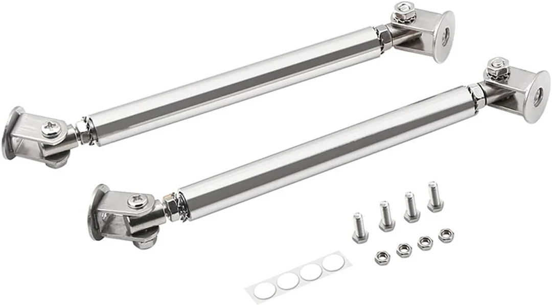 Front Bumper Lip Splitter Diffuser Strut Rod Tie Bars Splitter Support Rods 