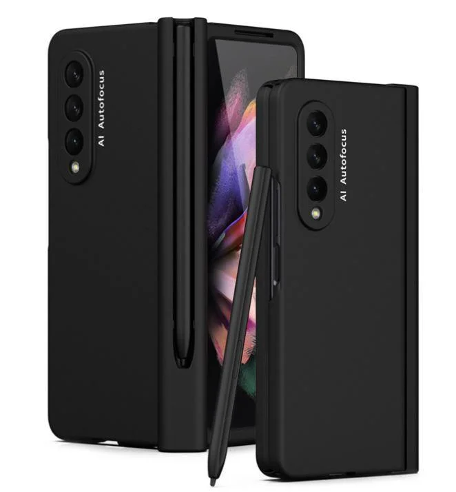 [Hinge Protection Design] Pen slot, Integrated Case with Screen Protector For Galaxy Z Fold 3 5G