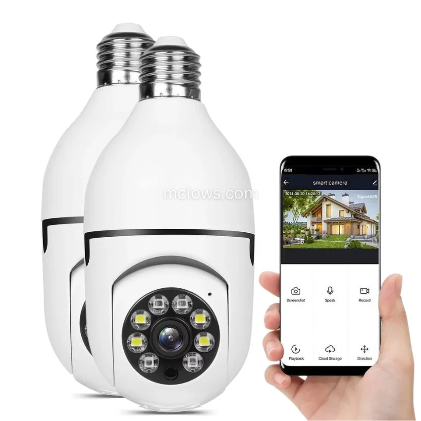 The Original BulbCam360&trade;️ - Wireless Smart Security Cam