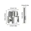 Water Pipe Wrench Thread for 1/2 & 3/4 & 1 Inch PVC/Plastic Pipes Drill Driven Plumbing Repair Kit Pipe Thread Cutting Tool Compatible for Electric Drill