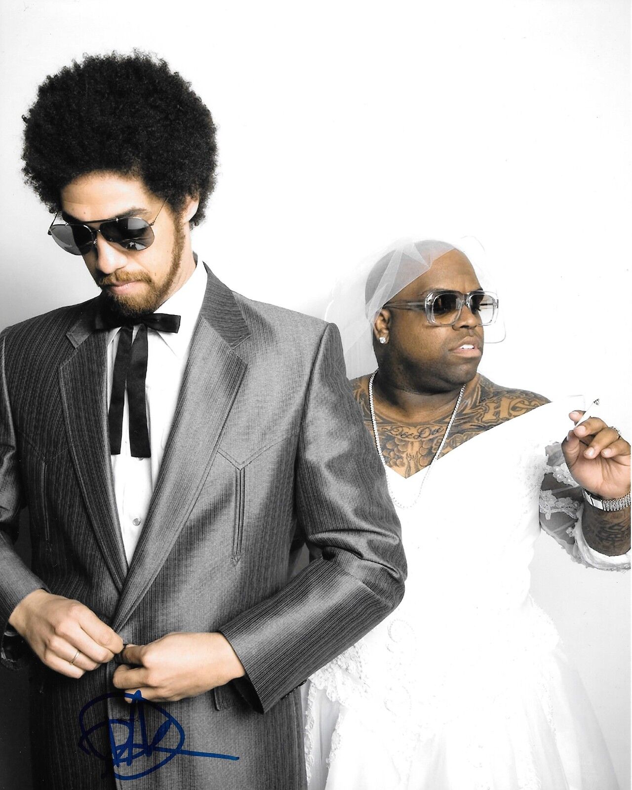 GFA Gnarls Barkley Band * DANGER MOUSE * Signed 8x10 Photo Poster painting AD5 COA**