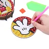 8PCS Disney Mickey Minnie - 5D DIY Handwerk Untersetzer