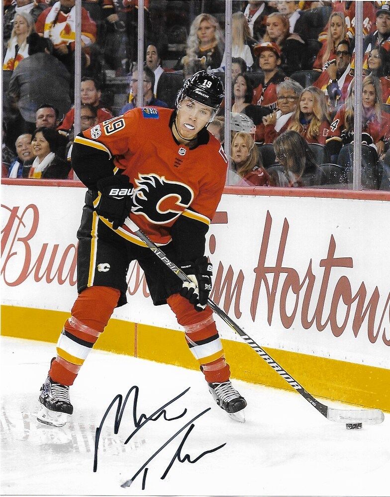 Calgary Flames Matthew Tkachuk Autographed Signed 8x10 NHL Photo Poster painting COA #4