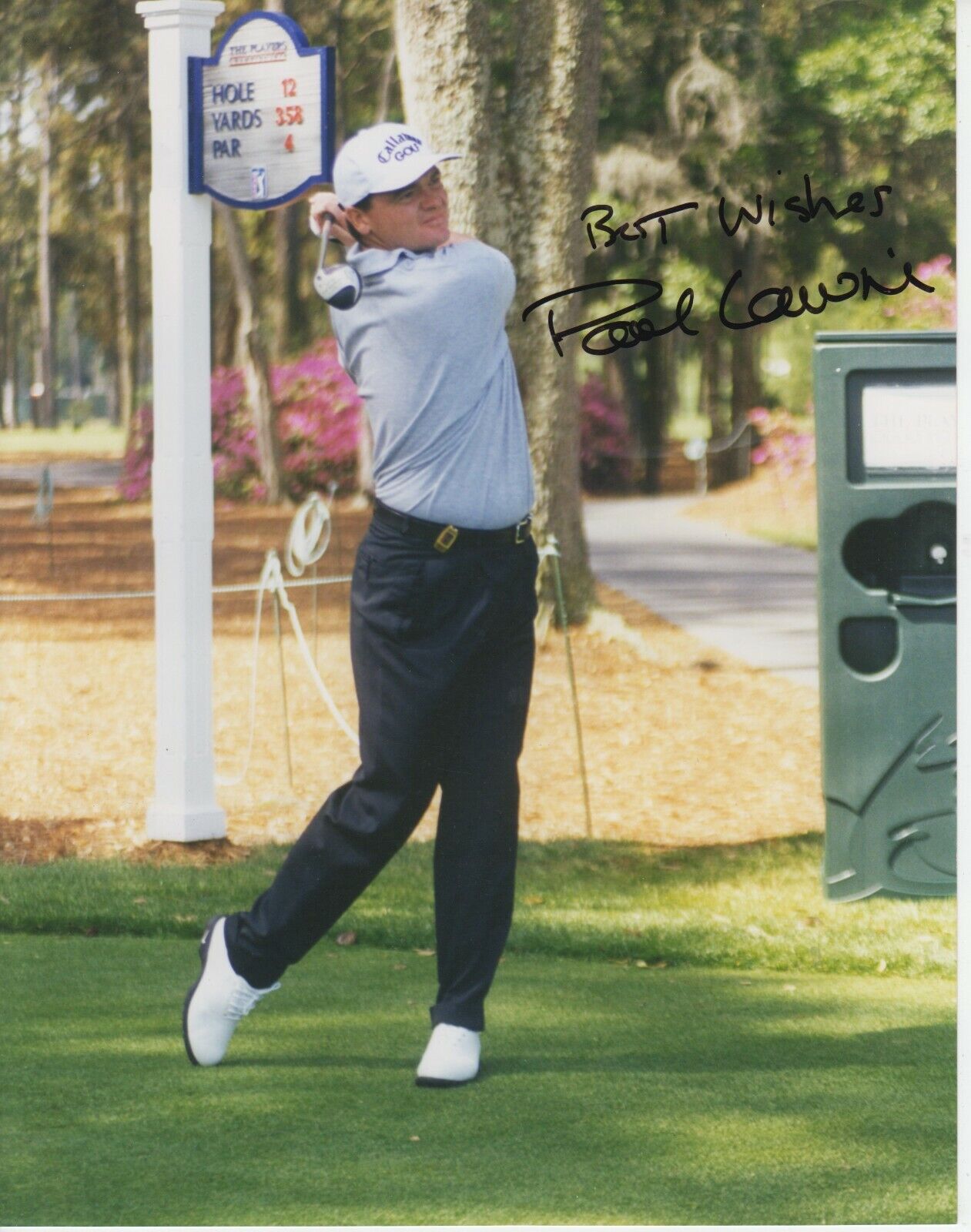 Paul Lawrie 8x10 Signed Photo Poster painting w/ COA Golf #2