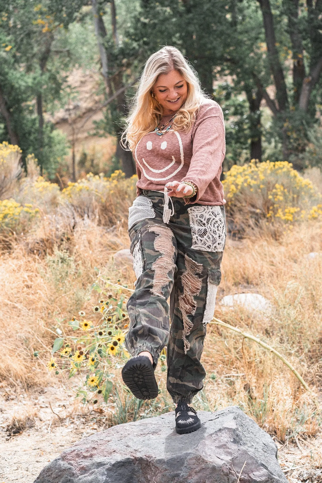 Made You Smile 2 Piece Bundle - Camo