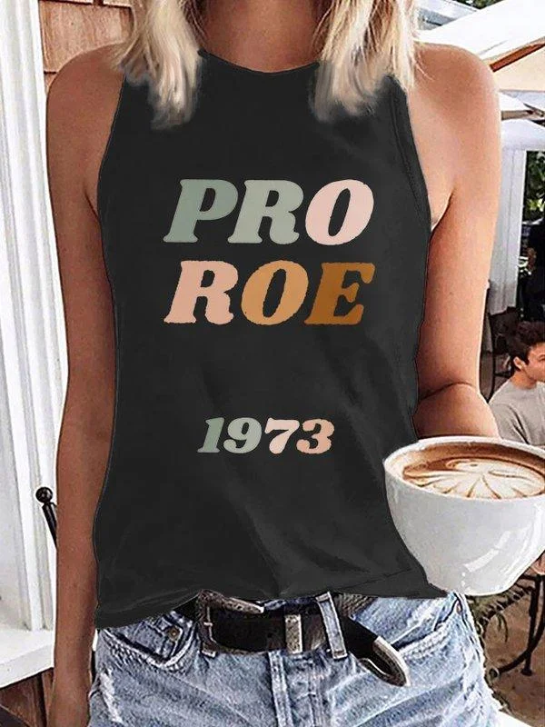 Women's Pro Roe 1973 Print Sleeveless T-Shirt