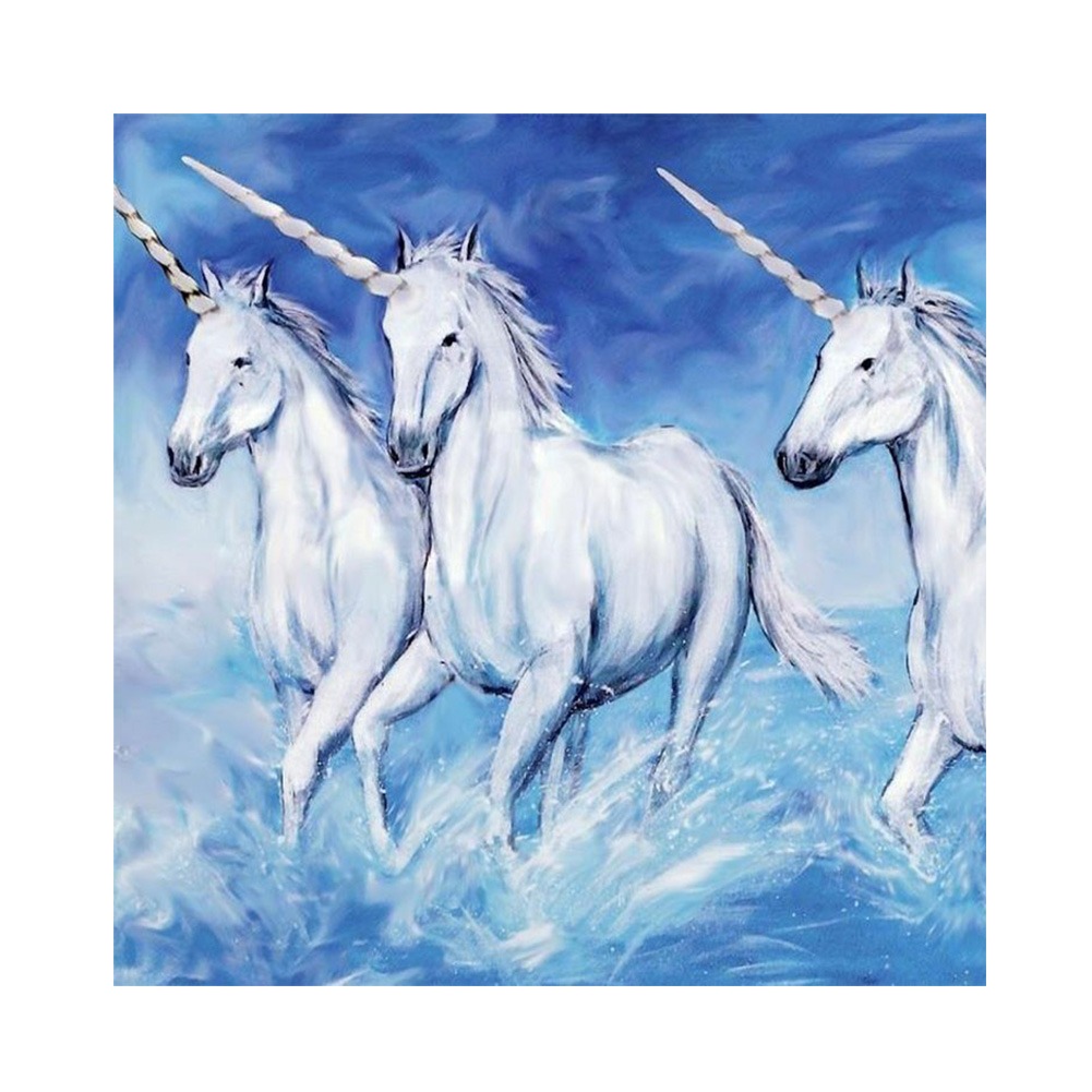 

Unicorn - Round Drill Diamond Painting - 30*30CM, 501 Original