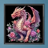 Diamond Painting-DIY Full Round Drill Occidental Dragon(40x40cm)