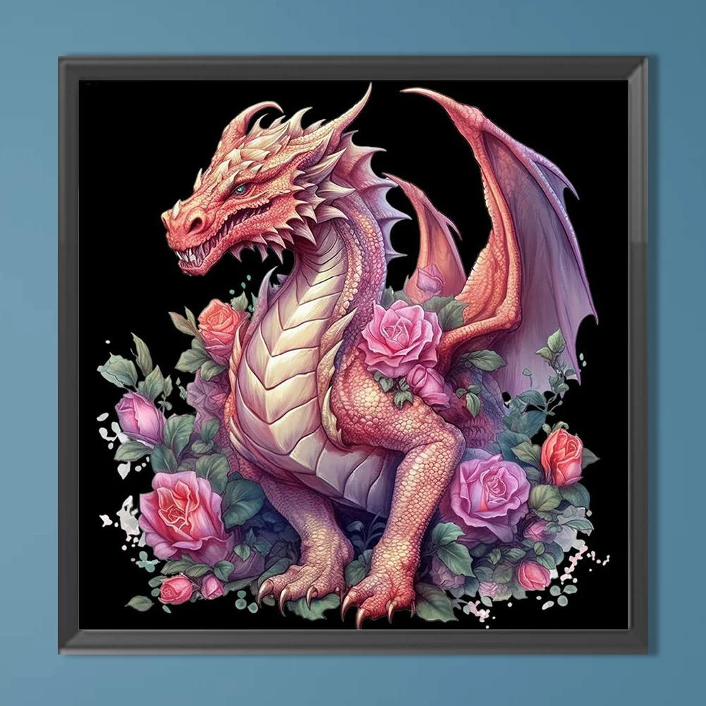 Diamond Painting - Full Round Drill - Dragon(Canvas|40*40cm)