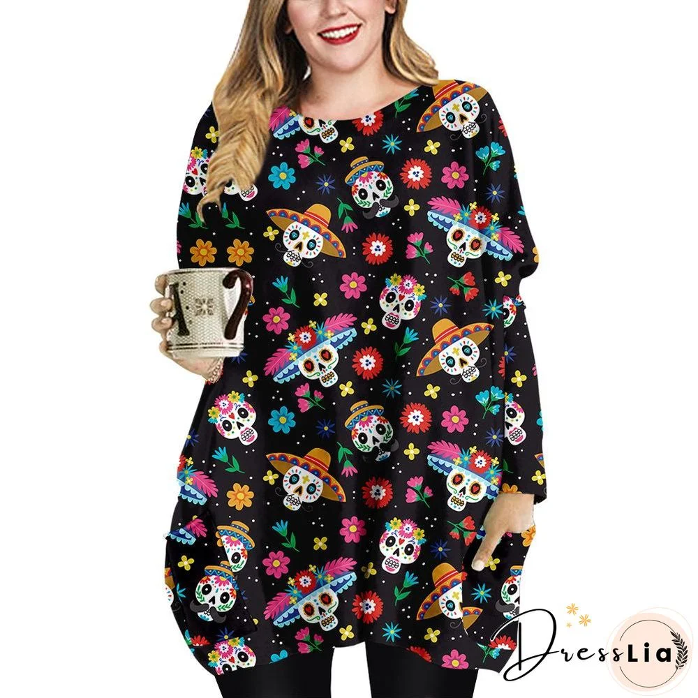 Halloween Series Printed Dress