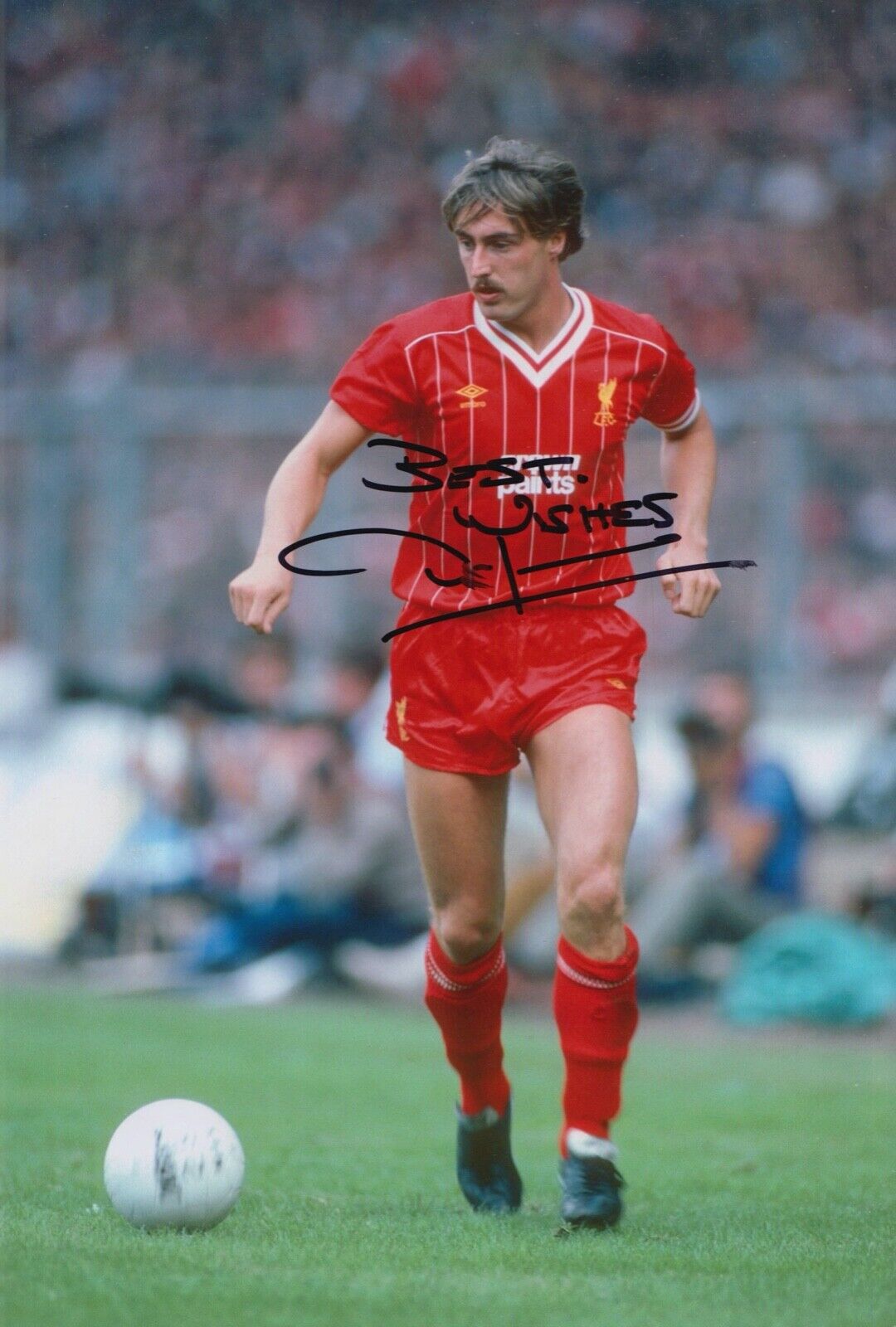 DAVID HODGSON HAND SIGNED 12X8 Photo Poster painting LIVERPOOL FOOTBALL AUTOGRAPH 5