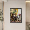 Diamond Painting-Round AB Drill Cat Reading Books(45*55CM)