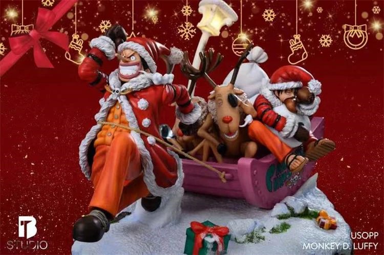 1 6 Scale Usopp Luffy S Christmas Bash One Piece Resin Statue Bt Studios Pre Order