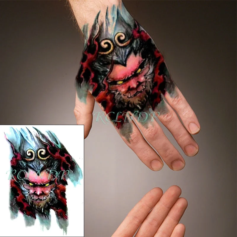 Waterproof Temporary Tattoo Sticker cool Fake Tatto Flash Tatoo Japan anime Spirited Away Tato body art for Girl Women Men
