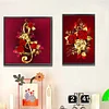 2 PCS Rose - Full Embroidery 3 Strands 11CT Stamped Cross Stitch - 40*58CM