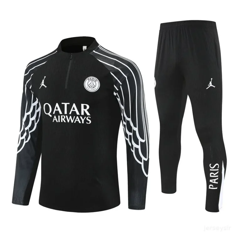 2025/2026 PSG Paris Saint-Germain black Training Suit