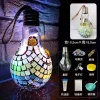 DIY Mosaic Art Light Bulb Candle Holder Material Package Handmade Design Kit
