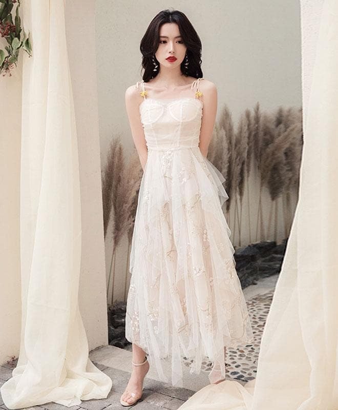 Simple Sweetheart Tulle Prom Dress, Tulle Evening Dress