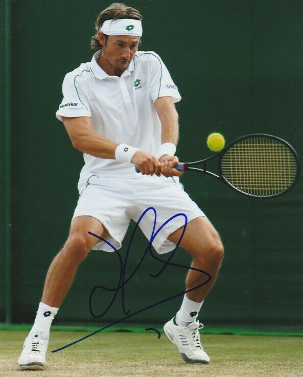 DAVID FERRER SIGNED ATP TENNIS 8x10 Photo Poster painting #1 WIMBELDON SPAIN DAVIS CUP Autograph