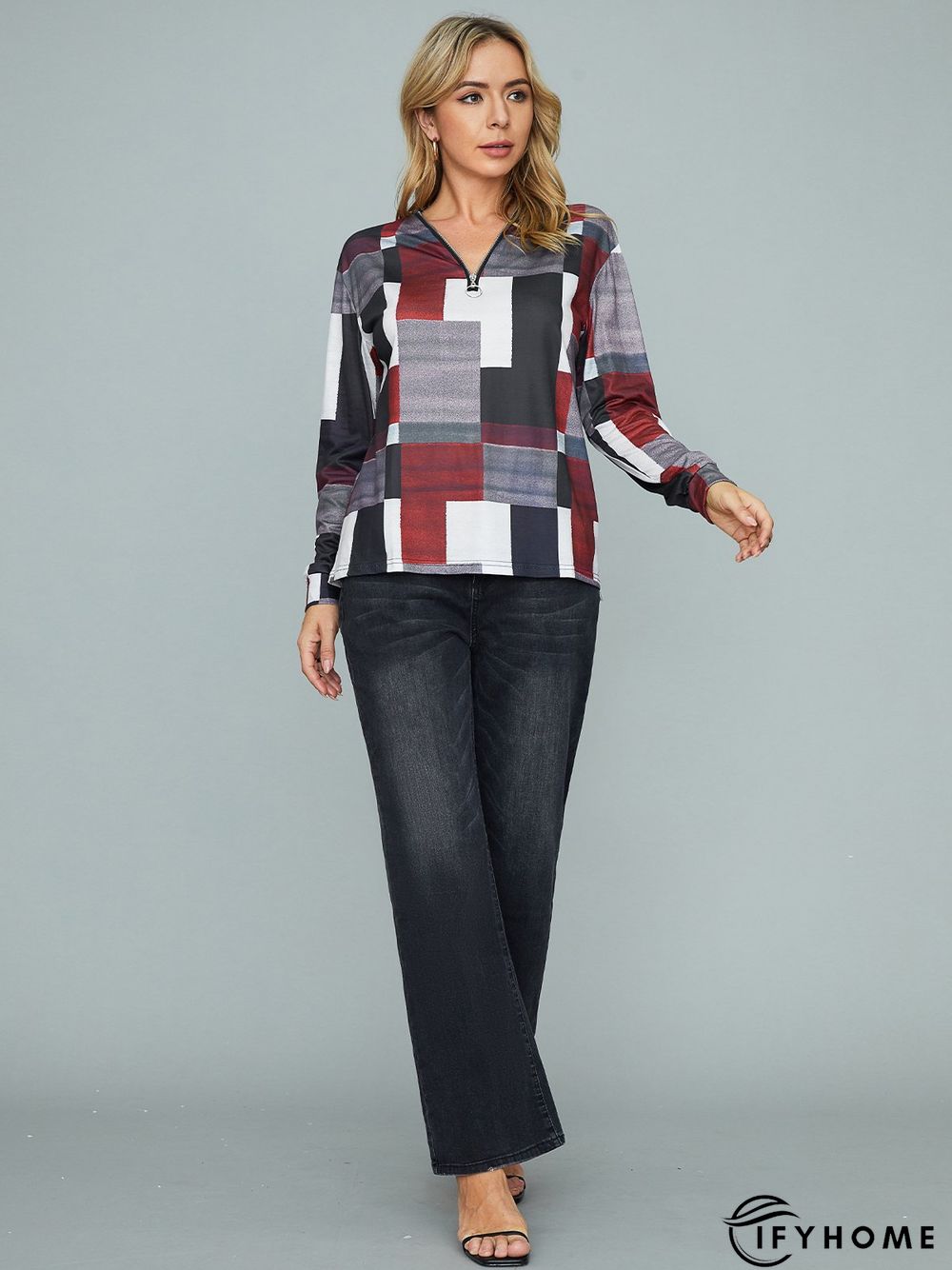 Cotton Long Sleeve Casual Top | IFYHOME