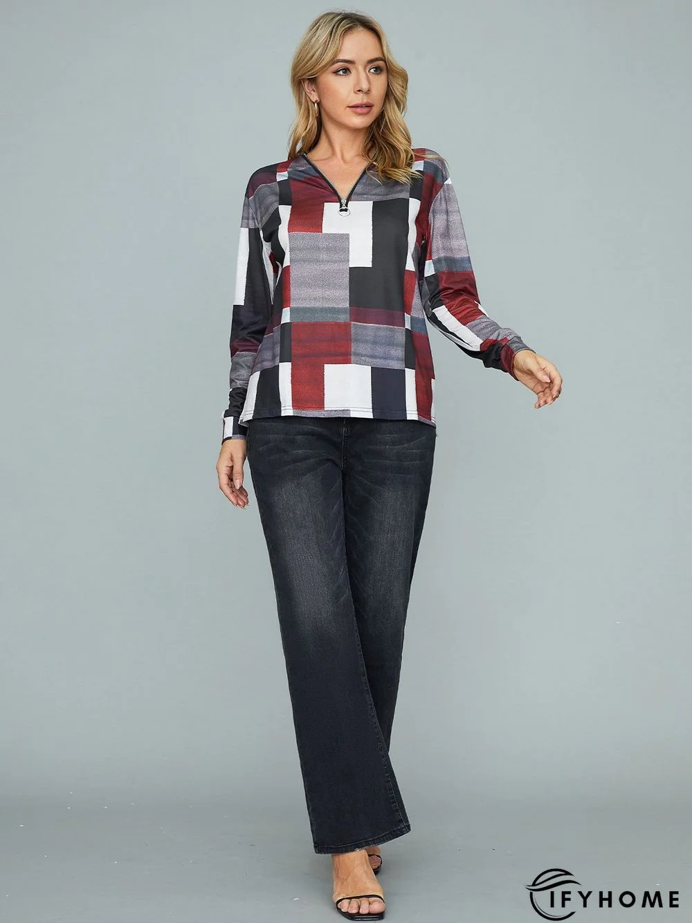 Cotton Long Sleeve Casual Top | IFYHOME