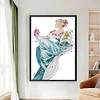 (Big Size)[Brand]Summer Queen - 14CT Stamped Cross Stitch - 43*60cm - Character