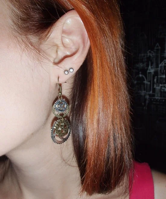 🔥 Last Day Promotion 75% OFF🎁Steampunk Gear Earrings