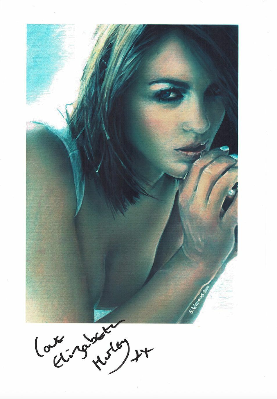 Elizabeth Hurley signed autographed Photo Poster painting! AMCo! 14502