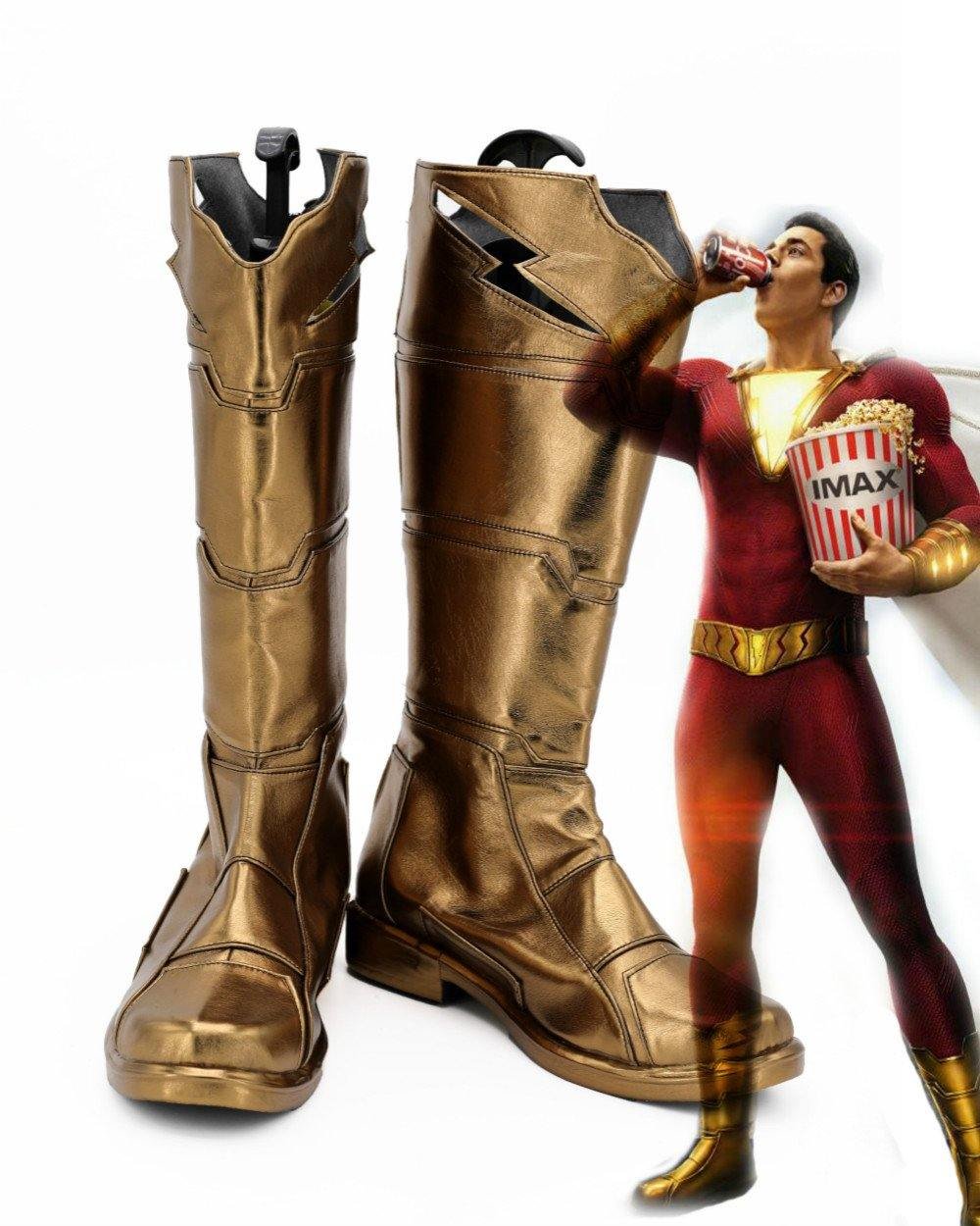 DC Shazam! Billy Batsons Cosplay Schuhe Stiefel
