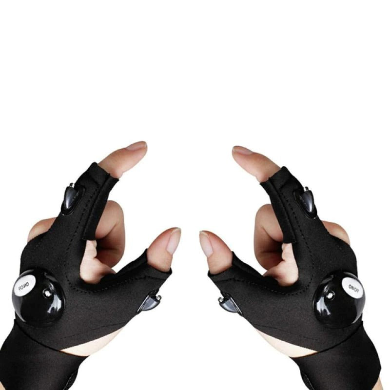 Fingerless Glove LED Flashlight