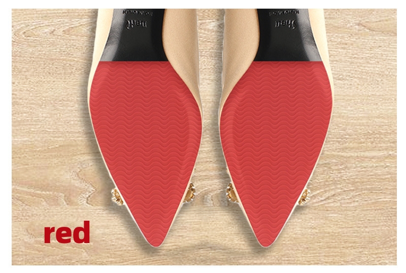 Red Sole Bottom Protective Rubber Pad Sole Sticker-MERUMOTE