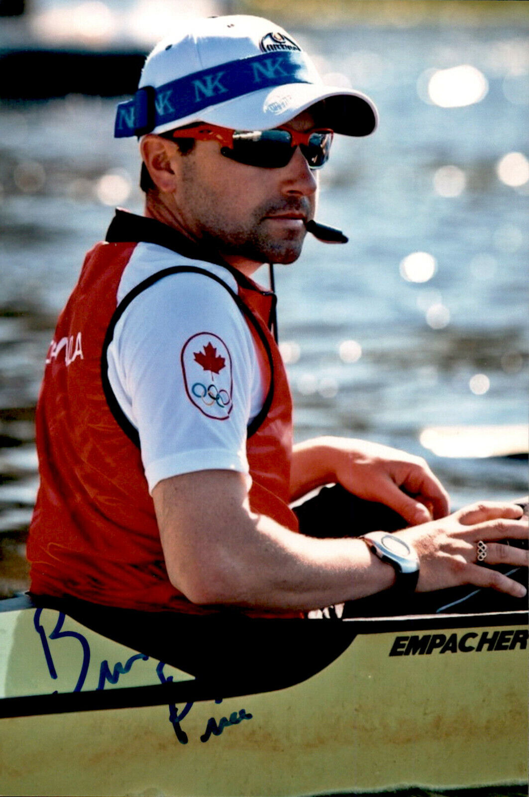 Brian Price SIGNED 4x6 Photo Poster painting TEAM CANADA Men's 8 ROWING / OLYMPICS GOLD MEDAL 3