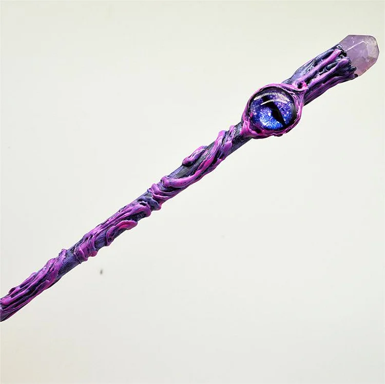 Olivenorma Evil Eye Witch Magic Stick Crystal Wands