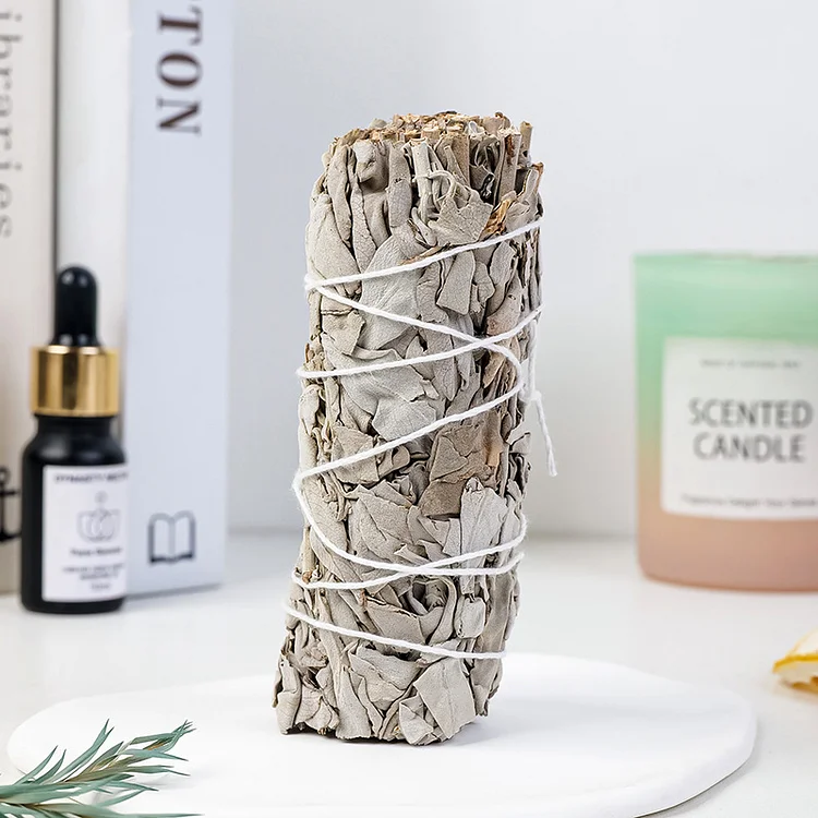 Cross-Border Hot Selling Natural California White Salvia Officinalis Aromatherapy Stick Home Purification Yoga Dragon Blood Grass Cedar Stick Wholesale