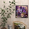 (US Only)Paint By Numbers Kit On Canvas DIY Oil Art Phalaenopsis Picture Decor40x40cm