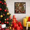 (50*50cm)Christmas House - Full Round Drill Diamond Painting