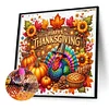 Diamond Painting-DIY Full Round Drill Fall Thanksgiving(40*40 CM)