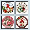 4pcs Diamond Painting -DIY Round Drill Gnome