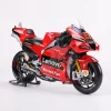 1/6 Ducati Large Scale 2022 Lenovo Racing Team No. 63 Simulation Alloy Motorcycle Model Collection