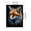Watercolor Fox-11CT Stamped Cross Stitch 40*53cm
