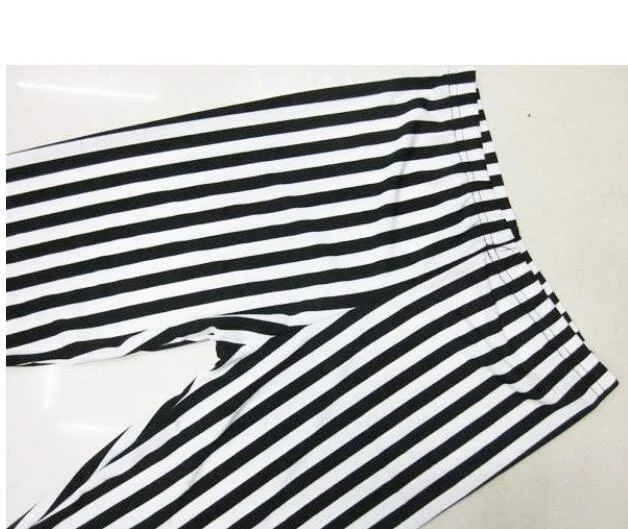 CUHAKCI Printing Leggins High Quality Legging Women Fitness Pants Elasticity Floral Stripes Grid Leggins