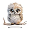 DIY Owl-Diamond Painting Ornaments（Single-Sided)