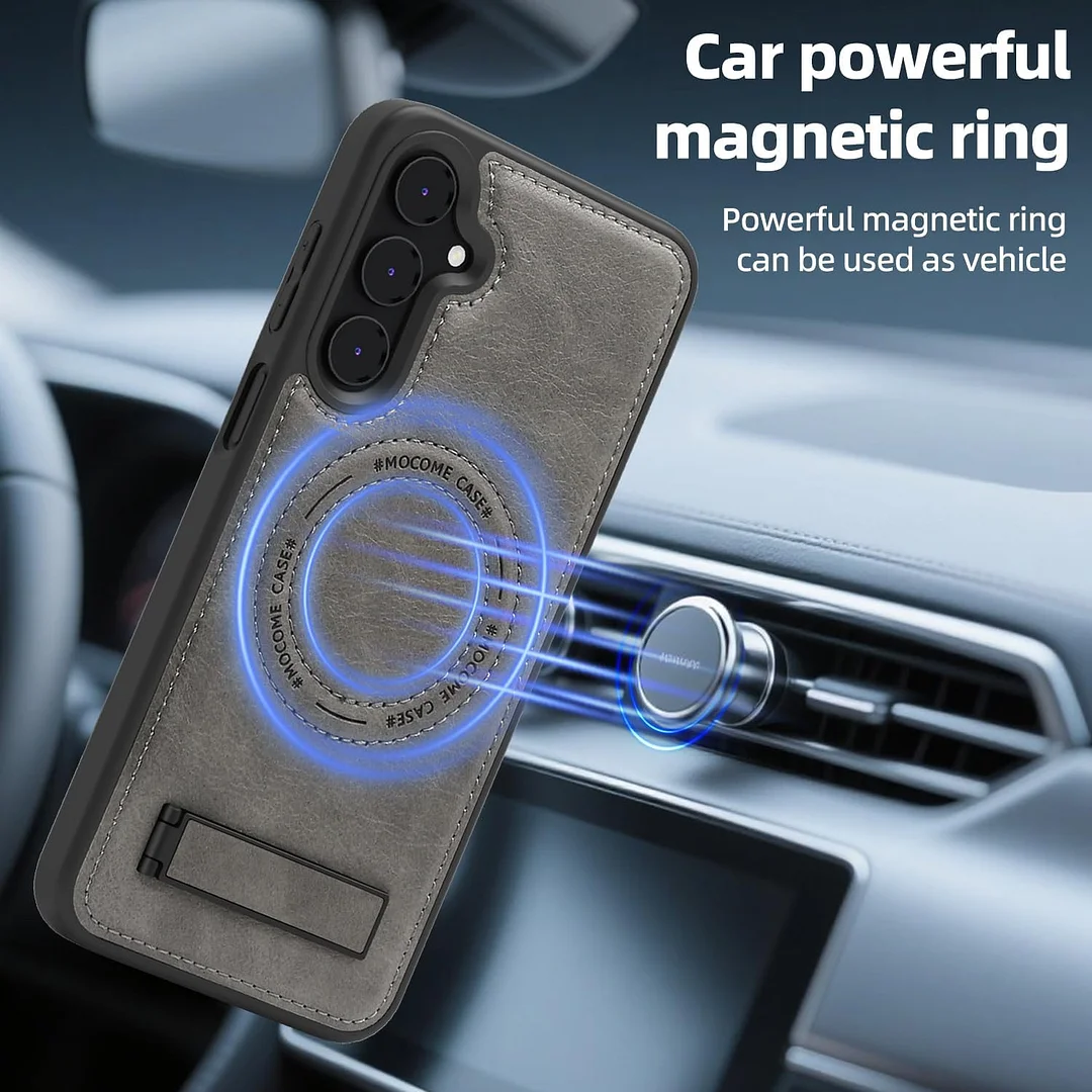 Samsung Galaxy Z Fold 6 Leather Case Magnetic Protective Case Holder Phone Case