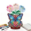 2026 Calendar DIY Diamond Art Kit Butterfly Wooden Diamond Painting Calendar