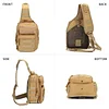 Brusttasche Taktisch Umhängetasche Molle Schultertasche Militärisch Wasserdicht Chest Sling Pack Casual Crossbody Bag für Outdoor Armee Reisen Wandern Camping Jagd