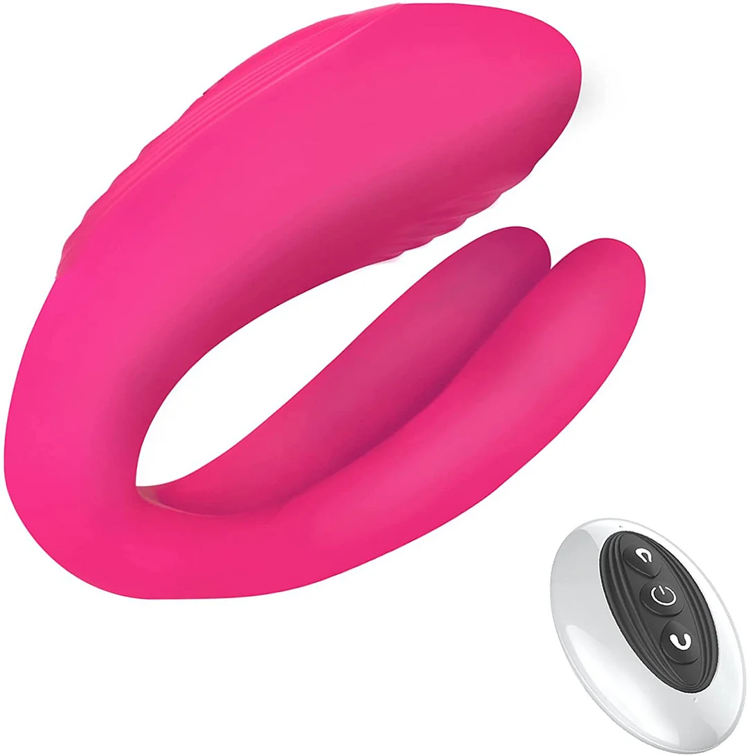 Couple Vibrator for Clitoris & G-Spot - Rose Toy