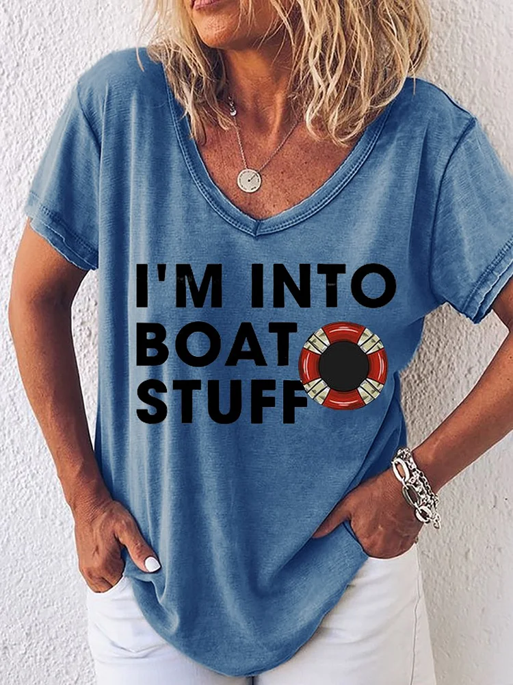 Bestdealfriday I'm Into Boat Stuff Women's T-Shirt